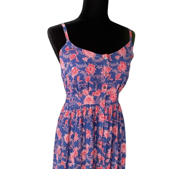 XIRENA Bardot in Bleu Fleur Cotton Dress XS - Picture 5 of 10